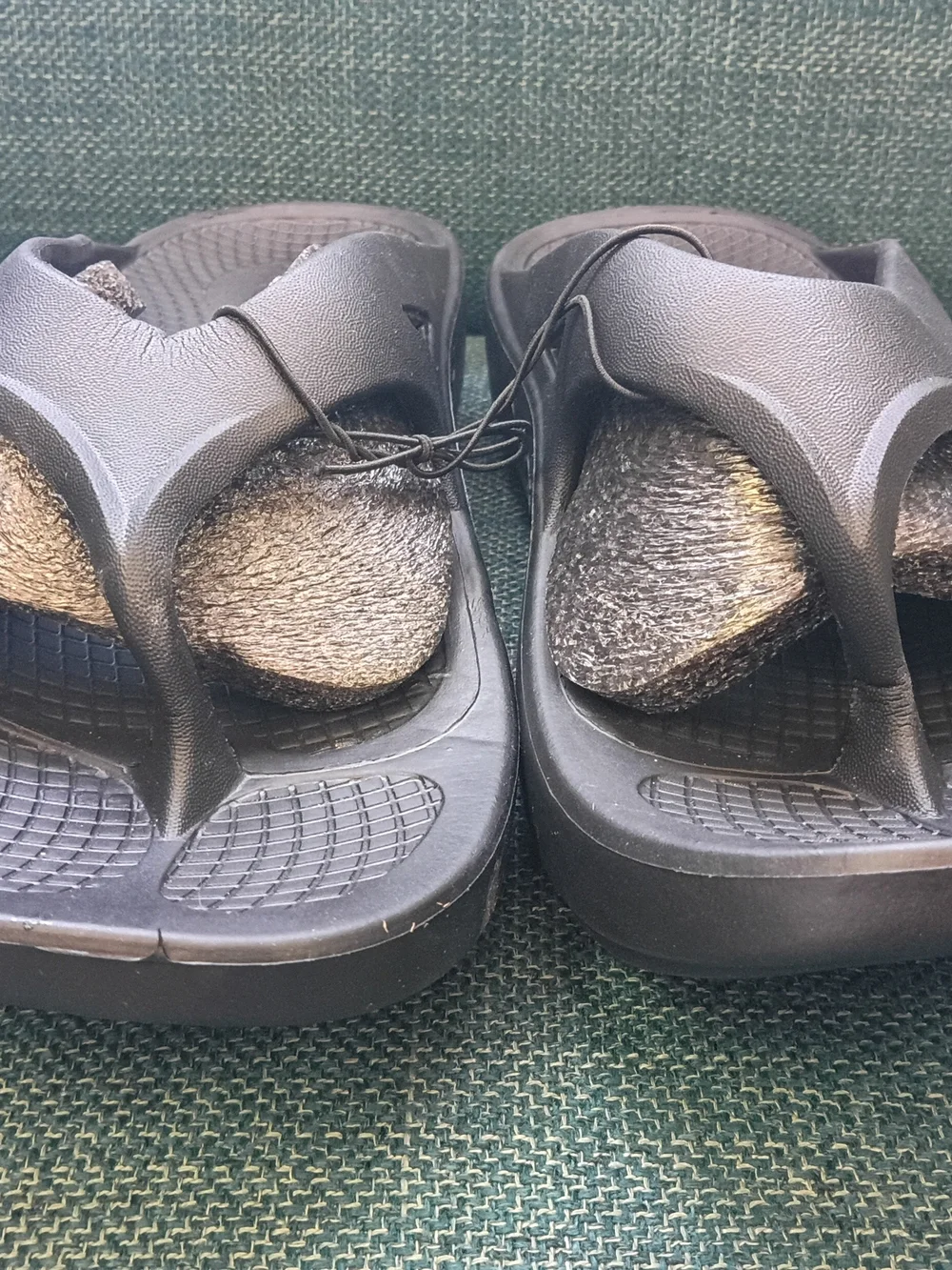 OOFOS OOahh Recovery Slide Sandals Black Unisex M5/W7 EU 38 New with Tags